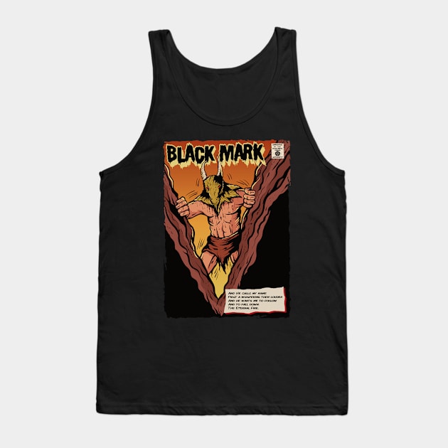 Black Mark Tank Top by Greendevil